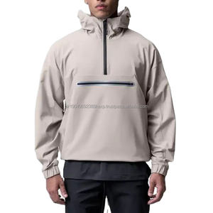 Autumn Casual Waterproof Windbreaker <b>Hoodie</b> Blank <b>Oversize</b> <b>Men</b> Clothes Sportswear Jacket Hoodies <b>For</b> <b>Men</b> - Product Image 4