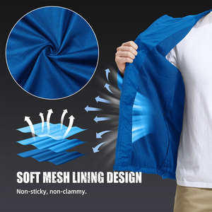 Custom Windbreaker <b>Jacket</b> Lightweight <b>Packable</b> Outdoor Sports <b>Jacket</b> Wholesale Supplier OEM ODM - Product Image 4