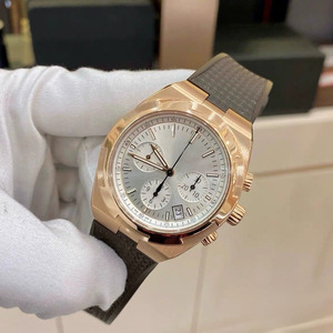 Exquisitely Designed Luxurious Rose Gold Bezel Casual Business Commuting Date <b>Chronograph</b> <b>Automatic</b> Mechanical Men's Watch - Product Image 2