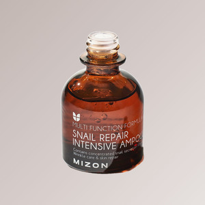 ผลิตภัณฑ์ดูแลผิวหน้าสัญชาติเกาหลี K-Beauty Mizon Snail Repair Intensive ampoule 30 มล. ผลิตในเกาหลี เซรั่มบำรุงผิวสำหรับทุกเพศ - Product Image 3