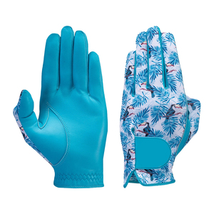 Premium Leather <b>Golf</b> Glove Hand Wear Breathable Non-Slip Adjustable Wrist Strap Lightweight Comfortable Sale Online - Product Image 1