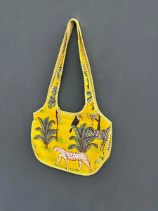 Sac fourre-tout en coton personnalisé pour femmes, motif vintage, multicolore, fermeture éclair durable, sac tendance, léger, sacs d'hiver et d'été - Product Image 2