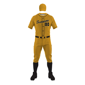 Wholesale Adults High Quality Breathable Baseball Uniform Hip Hop Sublimation Printed Solid Color Men Baseball Uniforms - Product Image 2