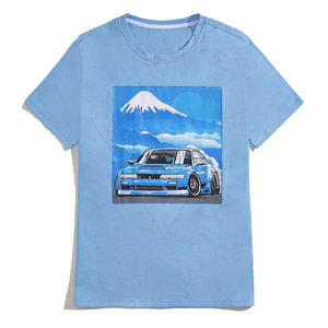 เสื้อยืดสตรีทแวร์ลายกราฟิก พิมพ์ลาย DTG เสื้อยืดผู้ชายสไตล์วินเทจทรงโอเวอร์ไซส์ ไซส์พลัส ผ้าคอตตอน 100% ผ่านกระบวนการย้อมสีแบบแอซิดวอช - Product Image 1