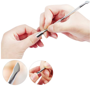 Pousse-cuticules de qualité supérieure pour salon professionnel et usage domestique, en acier inoxydable durable. - Product Image 5
