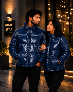 Cosh International Unisex Custom 100% Polyester Puffer Jacket Warm Quilted <b>Bubble</b> <b>Coat</b> Hooded Winter Outerwear for Adults - Product Image 3