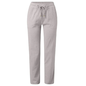 <b>Women's</b> Printed Breathable Canvas 100% Cotton Drawstring Regular Fit Casual <b>Straight</b> <b>Leg</b> Sweat Pants <b>Joggers</b> Hot Selling - Product Image 2