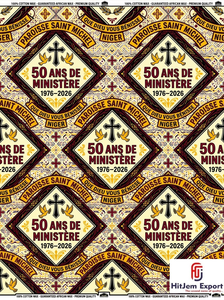 Customized African Wax Print Fabric Manufacturer for Church Anniversary Convention Celebration Fundraising Events - Product Image 5