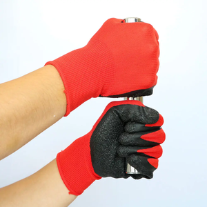 ถุงมือ PU แบบมีลายผิวสัมผัส พร้อมข้อมือถักกันลื่น สำหรับงานทั่วไป - Product Image 4