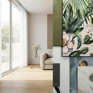 Carreaux de porcelaine texturés sculptés de qualité supérieure 600x1200 – Carrelage mural de luxe pour hall d'hôtel, décoration rustique haut de gamme, carreaux d'intérieur pour entreprises - Product Image 1