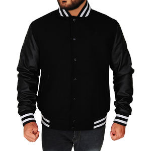 Produit le plus vendu Nouvelle veste satinée slim fit pour homme 100% polyester Veste de baseball en satin Veste bomber en satin - Product Image 5