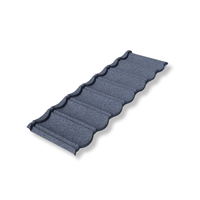 Tuile de toiture métallique moderne à revêtement de pierre, résistante à la chaleur, durable, imperméable, ignifuge et coupe-vent, idéale pour hôtels et appartements – Vente directe usine