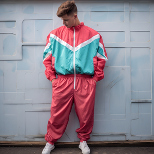 Vestes coupe-vent vintage en nylon personnalisées et respirantes pour hommes Survêtement imperméable multicolore grande taille Hip Hop Chaqueta - Product Image 3