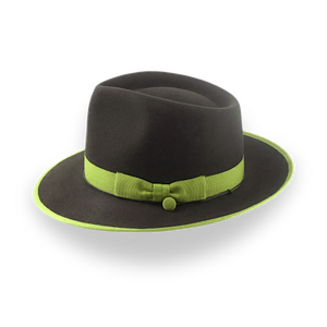 Chapeau Fedora en Cuir Premium Style Classique à Bord Court Élégant pour Hommes et Femmes – Marché Américain et Européen - Product Image 3
