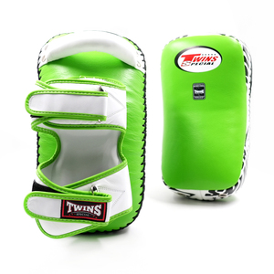 New High Twins Quality Standard Curved Kick Pads Genuine Cowhide Leather Adult Training MMA Muay Thai Pads Target Kick <b>Shields</b> - Product Image 3