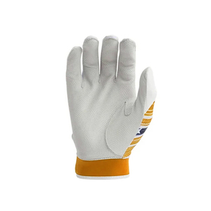 Flexible Leather <b>Baseball</b> Batting <b>Gloves</b> Anti-Sweat Grip Soft Fit Breathable Panels Strong Wrist Wrap Outdoor Performance Youth - Product Image 2