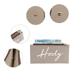 Practical and Elegant Genie <b>Wallet</b> <b>for</b> <b>Women</b> Zipper Card Case with Multi Card Slots - Product Image 5