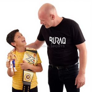 Ceinture de championnat BURAQ MMA SPORTS BRQ-BELT avec logo personnalisé, couleur personnalisée, plaques en laiton allié de 3 mm pour la lutte et la boxe - Product Image 1