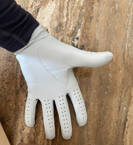 Custom Premium Cabretta Leather Golf <b>Glove</b> Left Hand Non-Slip Hook And Loop Closure Unisex Sports <b>Glove</b> - Product Image 6