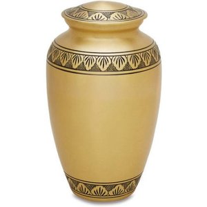 Urna Funeraria Athena Elite Pewter, de Metal, Tamaño Adulto, 200 Cubos, para Cenizas Humanas, Urnas de Aluminio para Entierro y Recuerdo - Product Image 3