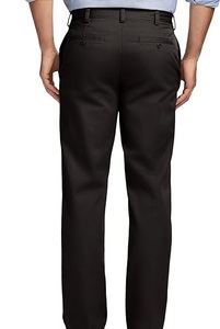 Service OEM ODM, vente chaude, pantalon de costume noir respirant, meilleure qualité, pantalon de travail de bureau, coupe ajustée pour hommes - Product Image 2