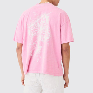 Camiseta de hombre con estampado puff de buena calidad, totalmente personalizada, de gran venta, a la última moda, hecha a medida, antiarrugas. - Product Image 2