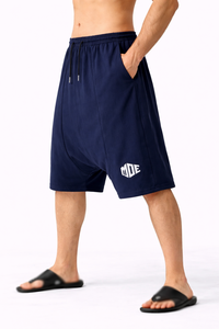 Shorts de sport athlétiques MOE pour hommes, entrejambe bas, en polyester, séchage rapide, pour la gym et l'entraînement, taille élastique avec cordon de serrage, fourniture OEM - Product Image 3