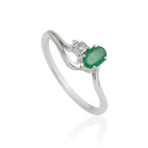Trendy New Design 925 Sterling <b>Silver</b> 100% Authentic <b>Emerald</b> Gemstone <b>Ring</b> For Women Wholesale Price - Product Image 3