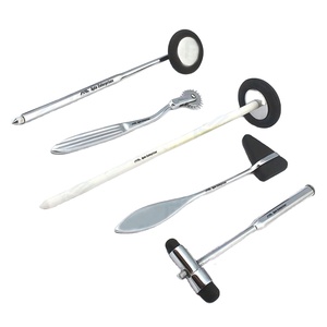 เครื่องมือผ่าตัดแบบใช้มือเปลี่ยนอุปกรณ์ทันตกรรมพื้นฐานค้อนสะท้อนระบบประสาทมีเครื่องหมาย CE ทองเหลือง - Product Image 1