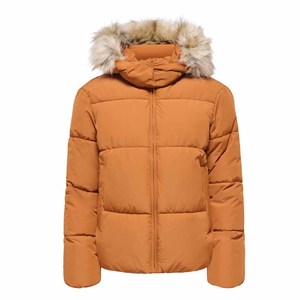 Veste matelassée pour femme, couleur vert olive, avec capuche en fourrure amovible, fermeture éclair, manteau d'hiver - Product Image 6