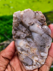 Cristal de Cuarzo Hematoides Negro Natural al por Mayor, Clúster de Cristal de Himachal, Diamante Mineral, Espécimen de Piedra Curativa en Bruto - Product Image 4