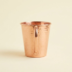 Pure Hammered Copper <b>Moscow</b> <b>Mule</b> Mug Handcrafted Food-Safe <b>Cup</b> For Beer Cocktails And Ayurvedic Health Benefits With Handle - Product Image 2