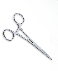 Pinces hémostatiques délicates Kocher droites 16 cm, 1x2 dents, en acier inoxydable, pour la préhension des tissus en chirurgie - Product Image 3
