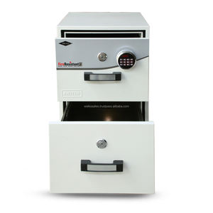 WELKO FRC3 LED White Fireproof Filing <b>Cabinet</b> with <b>Key</b> <b>Lock</b> - Product Image 3