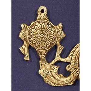 20 \ "รูปปั้นทองเหลืองกรอบไม้สัญลักษณ์ vaishnava โคมไฟจักระ - Product Image 2