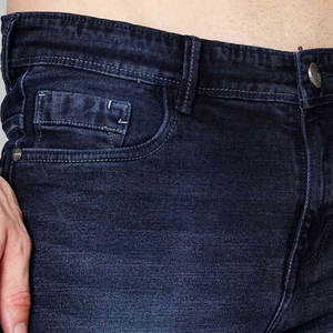 Shorts en jean pour homme, style urbain intemporel, texture délavée vintage, coupe décontractée, toucher doux, pour un usage quotidien - Product Image 6