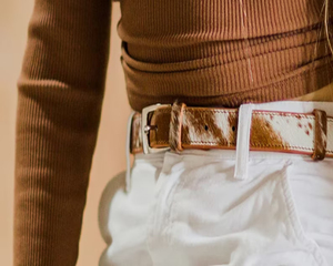 Nouvelle Arrivée Magnifique Ceinture en Cuir Fourrure avec Boucle à Broche Logo Ceinture Décontractée en Cuir Véritable Ceinture en Cuir de Vache Imprimé Animal - Product Image 5