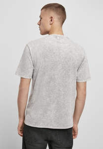 T-shirts personnalisés délavés à l'acide, effet usé, coupe oversize, 100% coton, pour hommes, coupe carrée, style vintage, t-shirts de luxe - Product Image 3