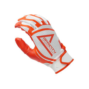 Gants de frappeur de baseball personnalisés en cuir, couleur sur mesure, paume antidérapante à haute adhérence, pour adulte, pour softball en extérieur, fermeture auto-agrippante - Product Image 4