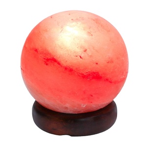 Fabrication de l'Himalaya 100% Design de forme de globe de sel rose naturel Lampe USB Lampes de sel naturel de haute qualité - Product Image 3