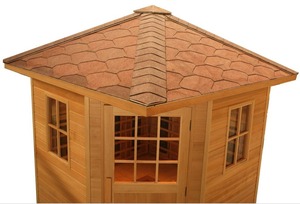 NUEVO Sauna de infrarrojos para exteriores con calentadores de cerámica FIR, infrarrojos lejanos, envío gratuito a todas partes - Product Image 4