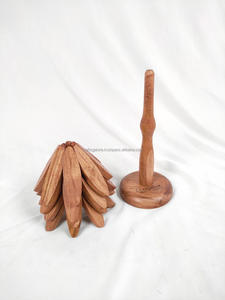 Vente flash : Ensemble de dessous-de-plat en bois en forme d'arbre, isolant pour théière et casseroles, décoration de table, sous-verre - Product Image 2