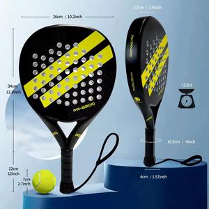Pala de Pádel Profesional de Carbono y Diamante de Alta Calidad - Pala de Tenis Ligera y Ecológica - Product Image 2