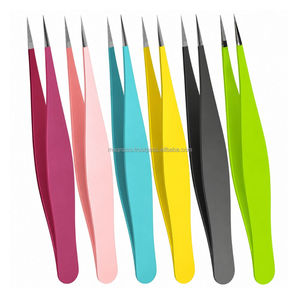 Pince à épiler pointue de haute qualité avec votre logo, légère, en acier inoxydable, pour l'épilation et le soin de la beauté, outil OEM - Product Image 1