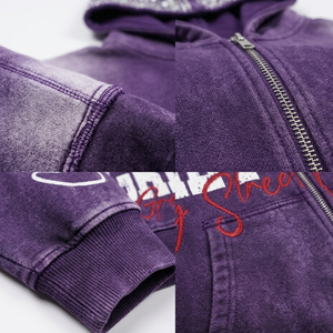 Sudadera con Capucha Extra Grande para Hombre, 100% Algodón de Alta Calidad, Corte Holgado, Color Sólido, Talla Grande, Manga Larga, con Logotipo Personalizado - Product Image 3