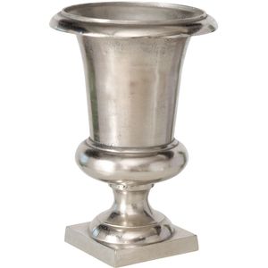 กระถางดอกไม้โลหะสีบรอนซ์โบราณ ดีไซน์ลายริ้ว สไตล์วินเทจ สำหรับวางบนโต๊ะ  กระถางอะลูมิเนียมสำหรับสวน - Product Image 6
