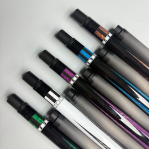 Tacos de Billar Space X de Alta Calidad al por Mayor, Taco de Billar de Fibra de Carbono de 12.5mm sin Envoltura para Snooker y Billar - Product Image 4