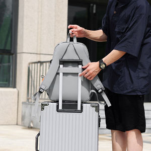 Fashion <b>Nylon</b> <b>Backpack</b> Unisex Softback Style Water Resistant Zipper Closure Multi Functional 20-36L Capacity Shoulder Strap - Product Image 2