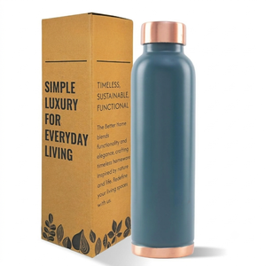 Copper <b>Water</b> <b>Bottle</b> 950ml Reusable Copper Drinking <b>Bottle</b> for Home Office Travel and <b>Daily</b> Use - Product Image 1
