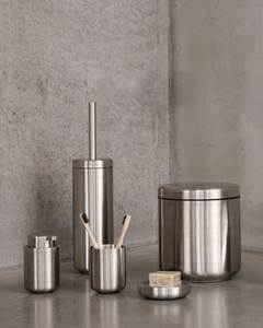 Ensemble de salle de bain moderne en acier inoxydable, six pièces, accessoires ronds durables pour la maison et l'hôtel, résistance à la rouille et durabilité - Product Image 6